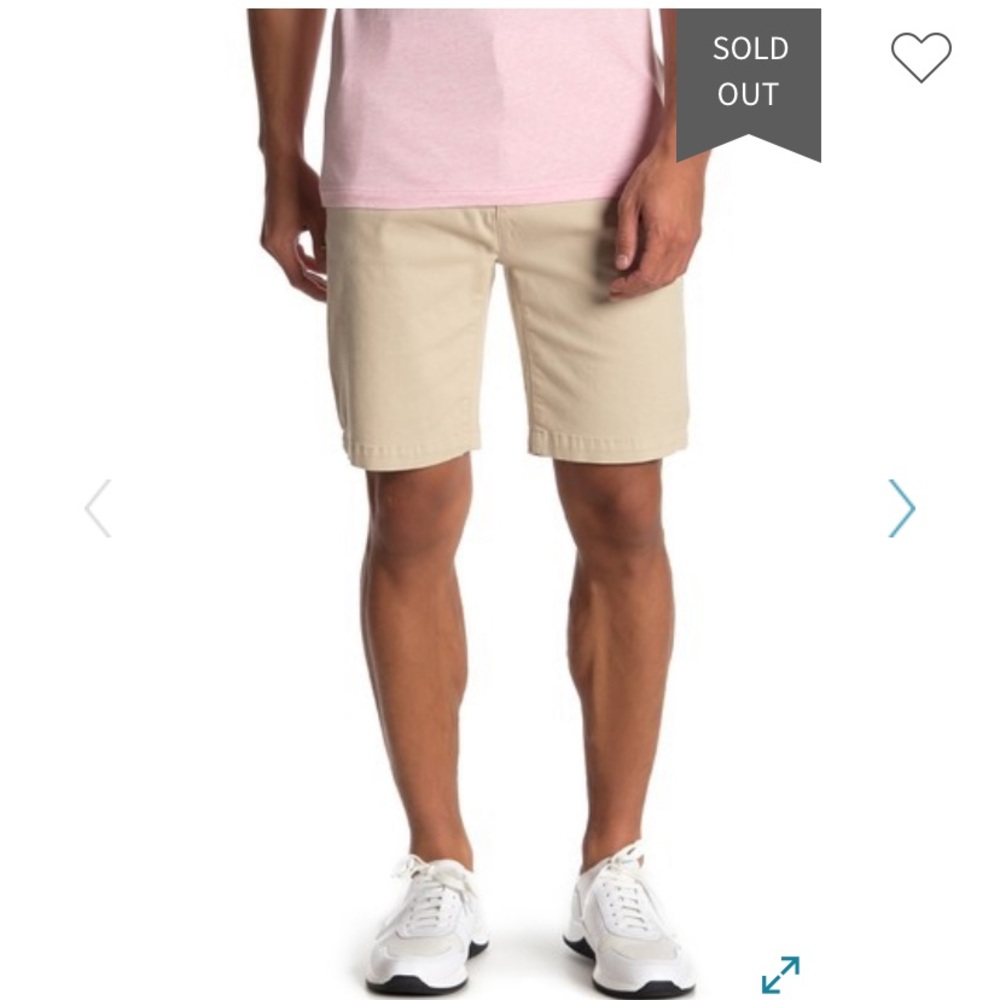 7 For All Mankind Light Khaki Chino Short